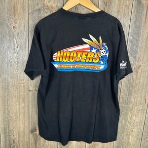 Hooters Bike Night Vintage 90s Graphic T-Shirt Biker Motorcycles Size Large